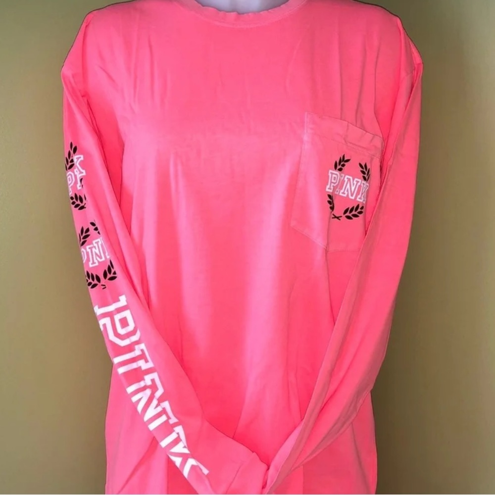 🧡PINK Coral Long Sleeve Tee